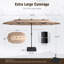 Rectangular Lighted Market Parasol-91500333-91500334