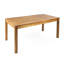 Table de salle à manger rustique, fabriquée en bois pour une conception extensible Table extensible en bois, finition