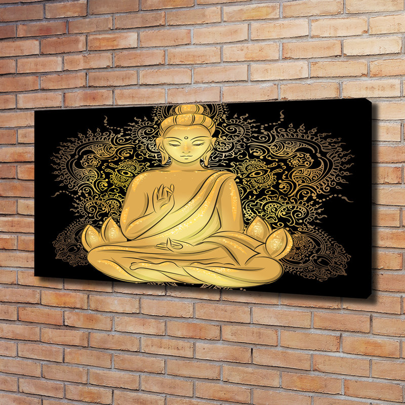 Sitting Buddha - Wrapped Canvas Print