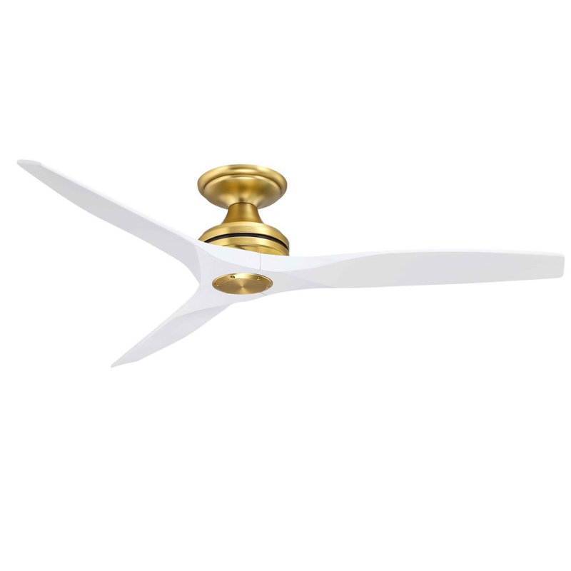 Spitfire Ceiling Fan Close to Ceiling Kit - Brushed Satin Brass, Brushed Satin