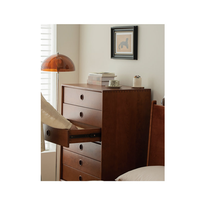 Commode d'appoint nordique de style rétro