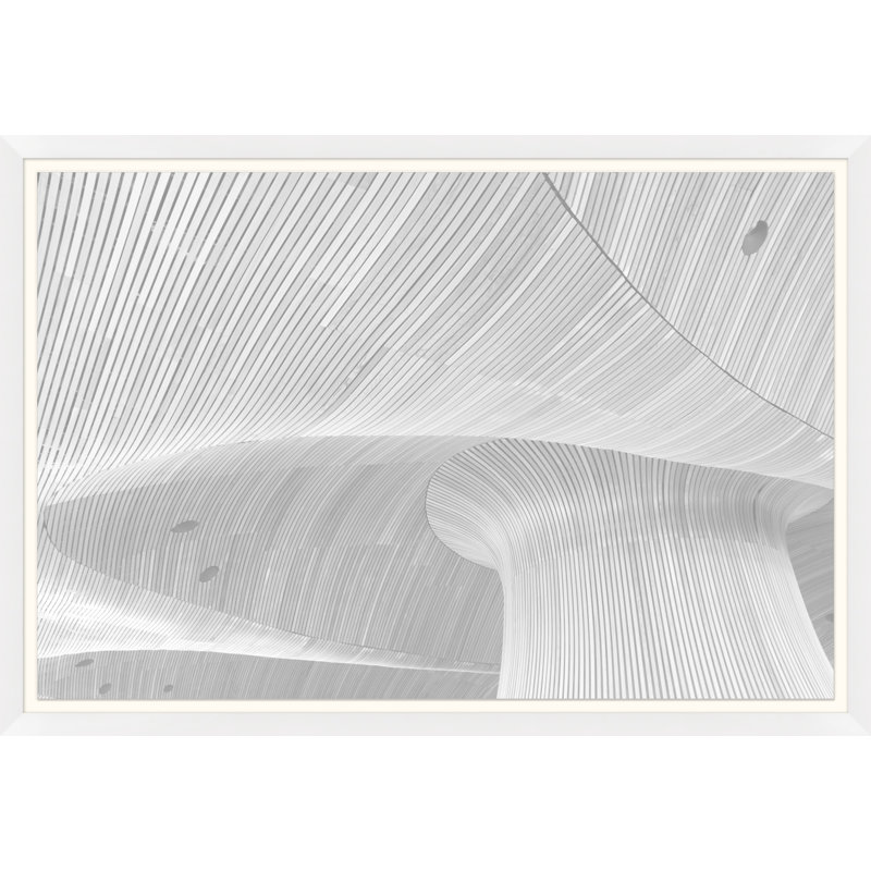 Architectural Moment 7' Framed Photographic Print on Glass