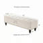 Banc de lit capitonné 59 po avec rangement-642668852