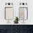Froney 3-Light Black Dimmable Vanity Light
