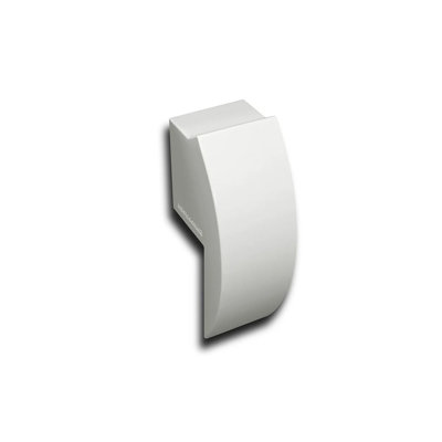 Baseboarders Elliptus Series Rust-Resistant Steel Easy Slip-On Baseboard Heater Cover Left Side Open End Cap
