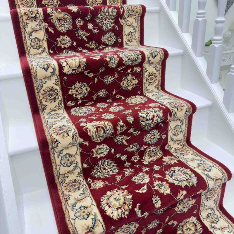 Stair Runner Floral Area Rug, Stair Runner 66 x 450 cm