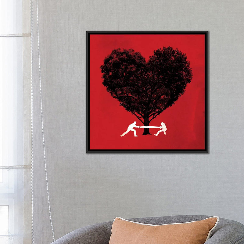 « m.o. of love », impression sur toile, H 18 po x l 18 po x P 1,5 po, Toile avec cadre noir, Pas de tapis