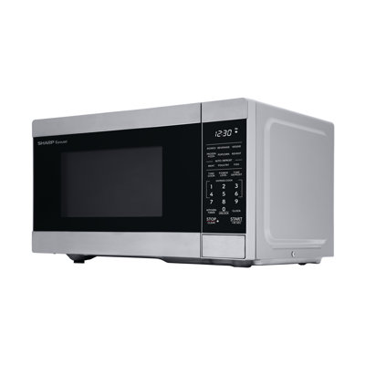 SHARP SMC0962KSC Carousel® Countertop Microwave Oven, 0.9 Cu. ft., 900W, One-Touch Cooking, Auto Defrost, Child Safety Lock, Dishwasher-Safe Turntable