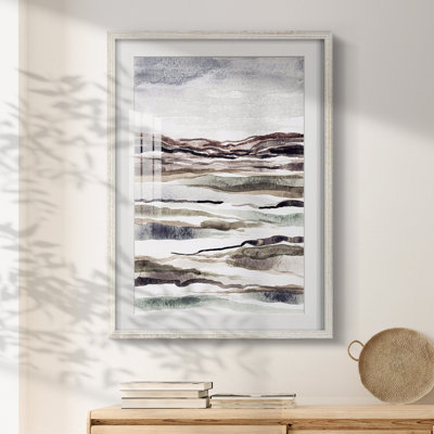 «Mute Earth Layers II», impression encadrée