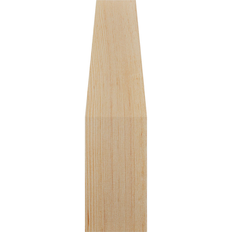 Attelle impériale du genou, Sapin de Douglas, H 16 po x l 3,5 po x P 12 po, Lisse