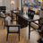 Black Rectangular Solid Wood desk-109598455