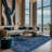 Machine Washable Blue Area Rug-493319092