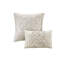 Literie brodée pour grand lit 8 pièces - élégance gracieuse, teinte neutre, microfibre douce, lavable à la machine-131212370