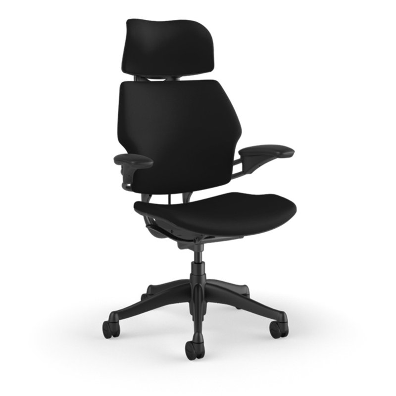 Freedom Headrest Ergonomic Task Chair - Lotus, Black