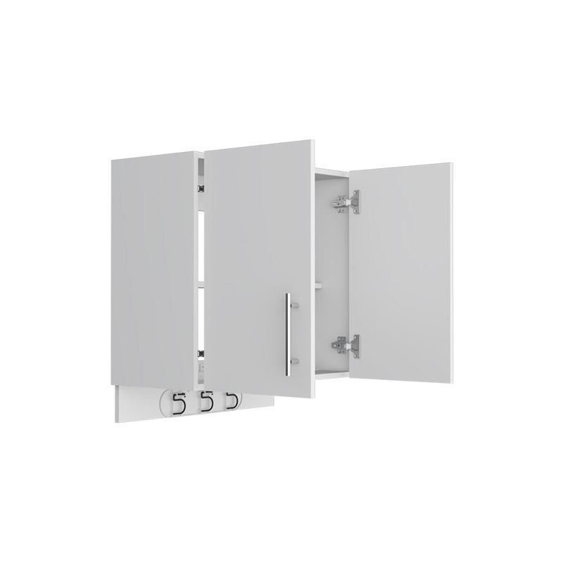 Armoire de rangement murale, Alikuri, blanc, largeur x 26,3