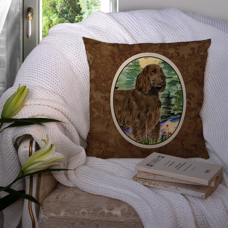 Coussin décoratif intérieur/extérieur field épagneul