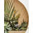 40cm Faux Succulent in Wood Planter