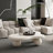 40 Inch Cloud Shaped Coffee Table With 3 Ball Legs For Living Room-841403792-841403797-841403821