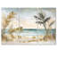Palmier sur toile, plage tropicale - ensemble d'art mural encadré 3 pièces Jamil-1410083205-1410083207