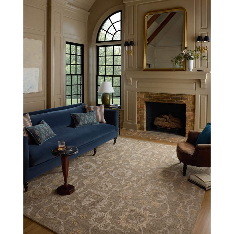 Chris Loves Julia x Loloi Dorothea Oak / Natural Area Rug, Runner 2'6" x 7'6"
