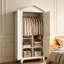 Armoire de rangement d'outils haute en métal avec panneau perforé et tablettes