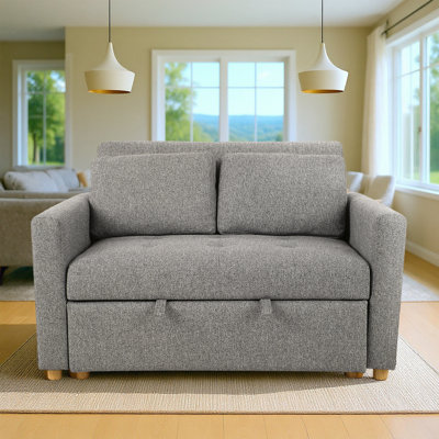 Meit 49"W Convertible Sleeper Sofa 3-In-1