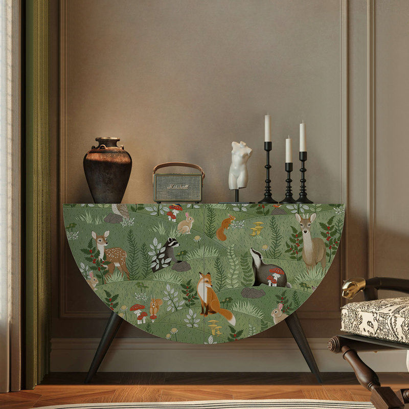 Armoire décorative de style art rétro