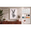 Hare Head Study Japandi - Wrapped Canvas-134362276-134362462