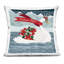 Coussin Whimsical Flower Flamingo, imprimé par Clare Tupper-121373561