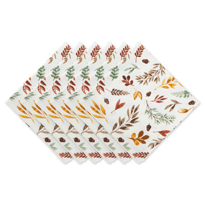 Alcova Cotton Floral Square Napkin