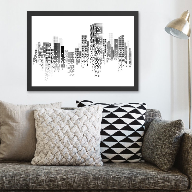 Élégante peinture décorative en panneau de fibres à densité moyenne, noir et blanc, 13,8 po x 17,7 po | 100% panneau de fibres à densité moyenne avec structure 100% polystyrène (épaisseur: 0,8 pouce) | Impression numérique UV, parfaite pour la décoration murale de la maison ou du bureau