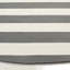 Tapis gris / ivoire en coton tissé à plat à la main Parik-682884934