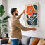 Bloom in Blue Botanical - Wrapped Canvas-1248697185-1248697194