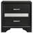 SantaAna 3-drawer Nightstand Bedside Table Black-83603458