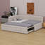 Lit de jour rembourré en L avec couchette escamotable et ports USB-114200799