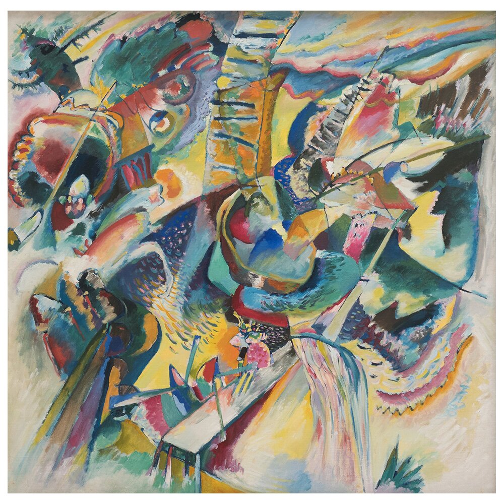 Leinwandbild Improvisation Clamp von Wassily Kandinsky