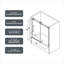 Frameless Shower Door With Soft Closing Function-112535384