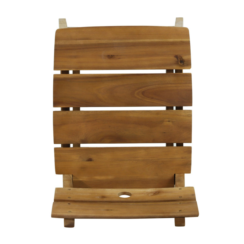 Tabouret de bar en bois d'acacia brun Ashlyn