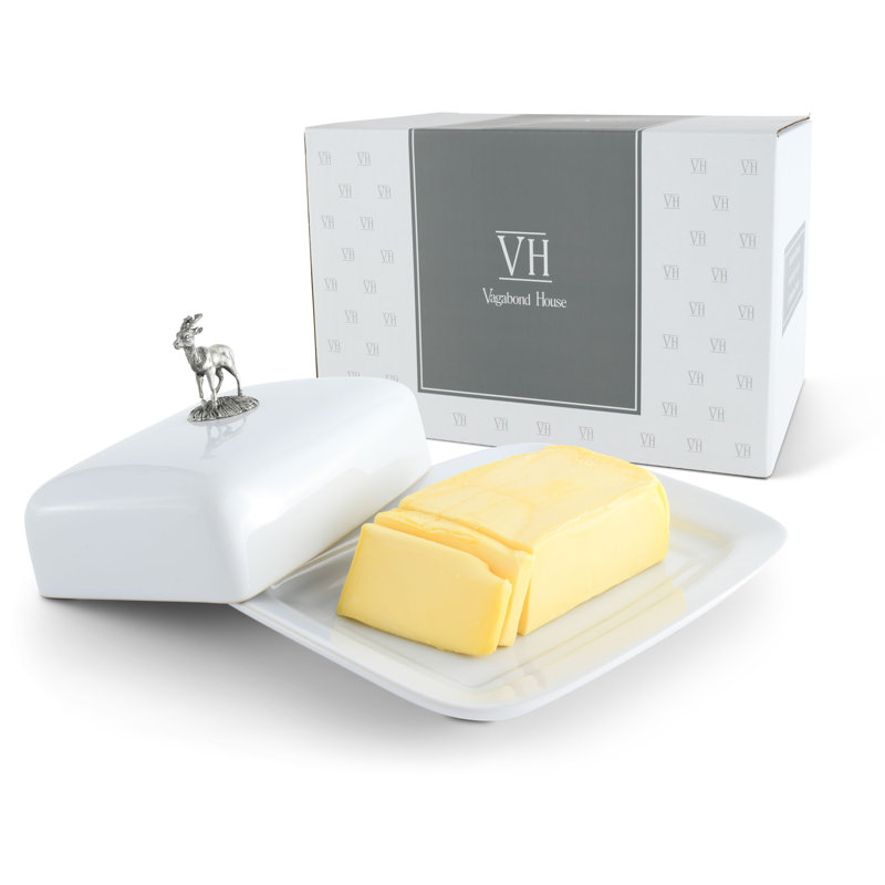 Lodge Pewter Butter Dish