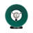 Orwell 1-Light Bath Vanity in Aged Brass with Pine Green-574713699