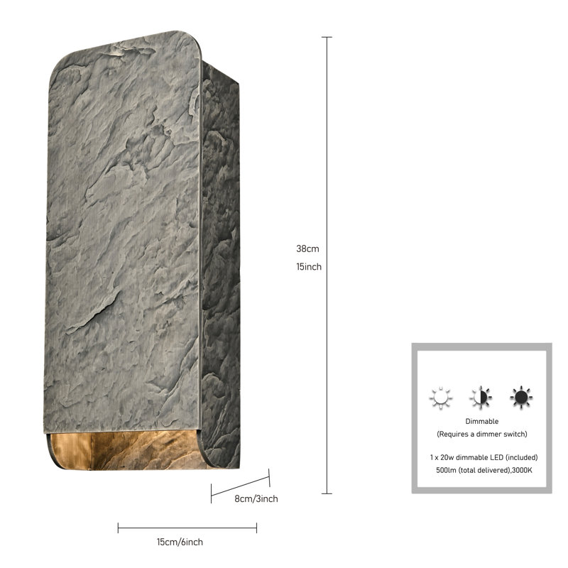 Applique murale d'extérieur 15 po Stellis