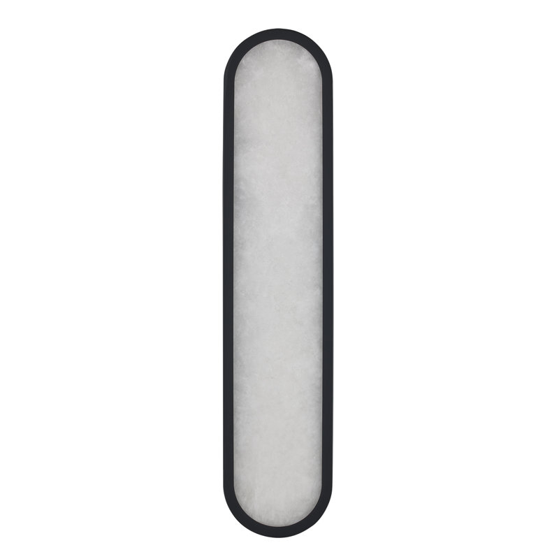 Applique murale 24 po Mariliza, H 22 po x l 4,7 po x P 2,4 po, Noir