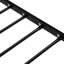 Structure de lit simple en métal noir avec installation, fonctionnement silencieux et stable, assemblage rapide, convient à tous les styles de matelas, structure de charge de 300 lb, performance,