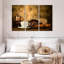 Ensemble de 3 pièces de café rustique sur toile-1827088133