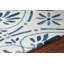 Tapis intérieur / extérieur en polypropylène crème / bleu touffeté à la machine Terra Authentic-368907197