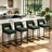 26" Upholstered Counter Barstool With Low Back And Metal Frame Modern Kitchen Island Seating-867385869-867385867