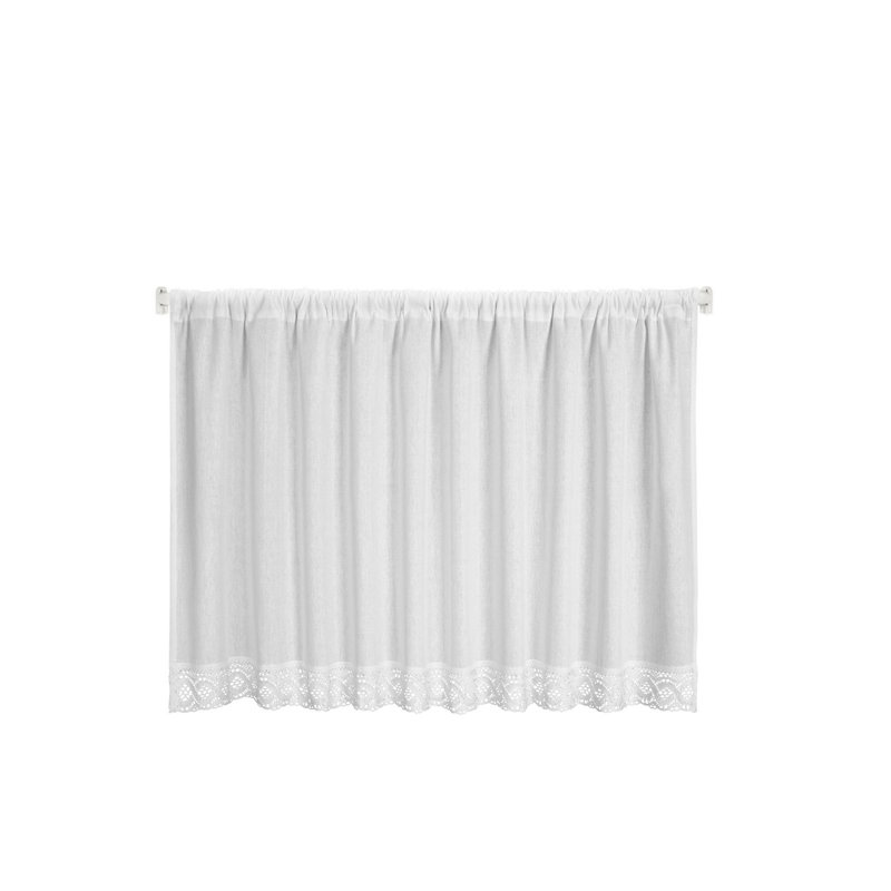 Preesall Solid Colour Cafe Curtain, 60cm H x 150cm W