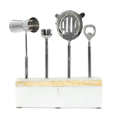 Pentwater Wood Bar Tool Set