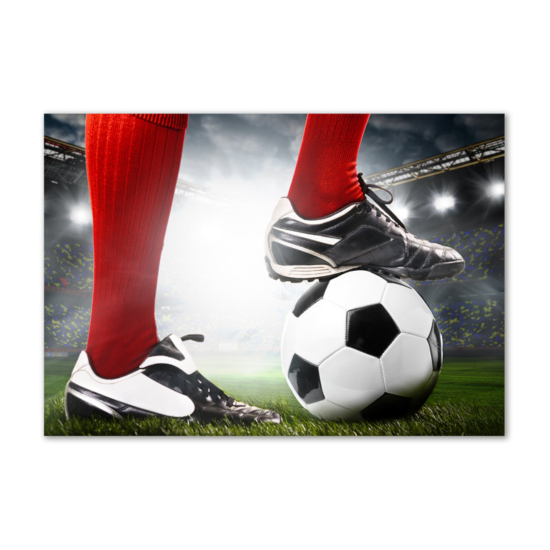 Player's Legs - Wrapped Canvas Print