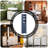 Blue Bathroom Storage Cabinet, Tall Narrow Freestanding Bathroom Cabinet with 3 Open Shelves, Adjustable Shelf & Drawer, Slim Bathroom Floor Cabinet Organizer for Small Spaces, 13.8"W x 11.8"D x 66.9"H